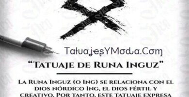 Tatuajes de Runas Nordicas Vikingas Celtas Inguz tattoo explicacion del significado