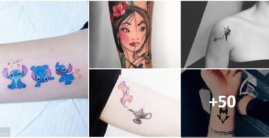 Tatuaggi Disney collage