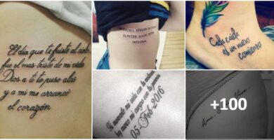 Collage Tatuajes de Frases 100