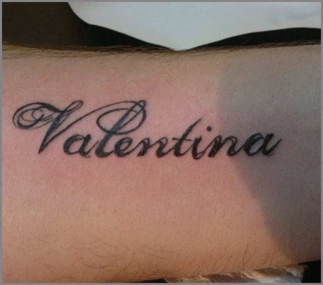 Tatuajes de Nombres Valentina