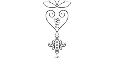 46 tatuajes flor de loto diseño significado boceto para espalda con pluma adorno y colibri unalome