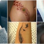 Collage Tatuajes de Plumas Aves 1