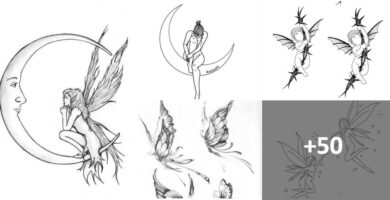 Collage Fairy Tattoos
