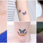 Collage Tatuajes de Mariposas Delicadas Minimalistas