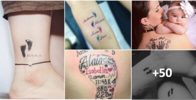 Collage Baby Feet Tattoos 1