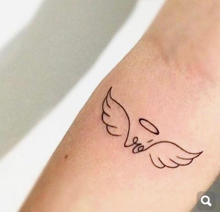 0 3 Tatuajes de Fe y Cruces Mujer angel y palabra fe