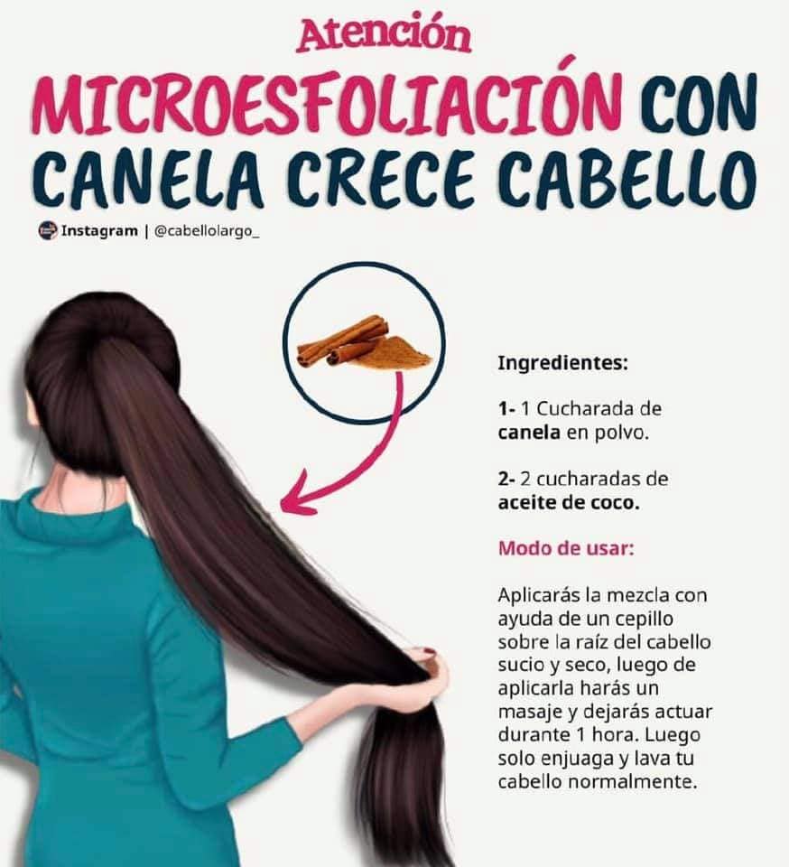 1 TOP 1 Tratamientos para Cabello Microesfoliacion con Canela Crece Cabello
