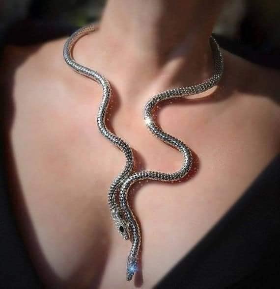 5 TOP 5 Silver Snake Necklace