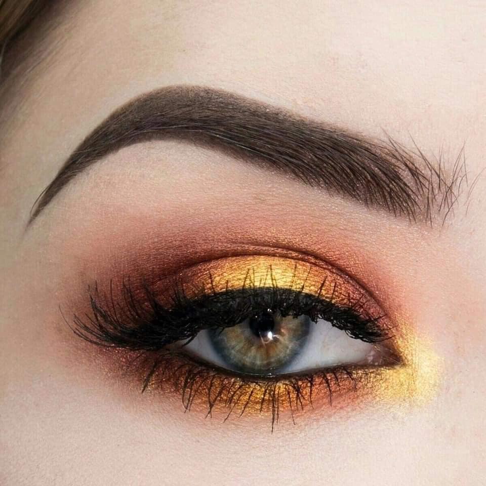 50 Ideas de Makeup en tonos amarillos y naranjas