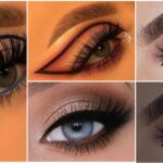 Collage MakeUp Ojos Delineados Sombra