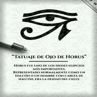 Significati dei tatuaggi attraverso le schede grafiche Occhio di Horus Tattoo