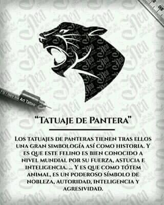グラフィックカードによるタトゥーの意味 Panther Tattoo
