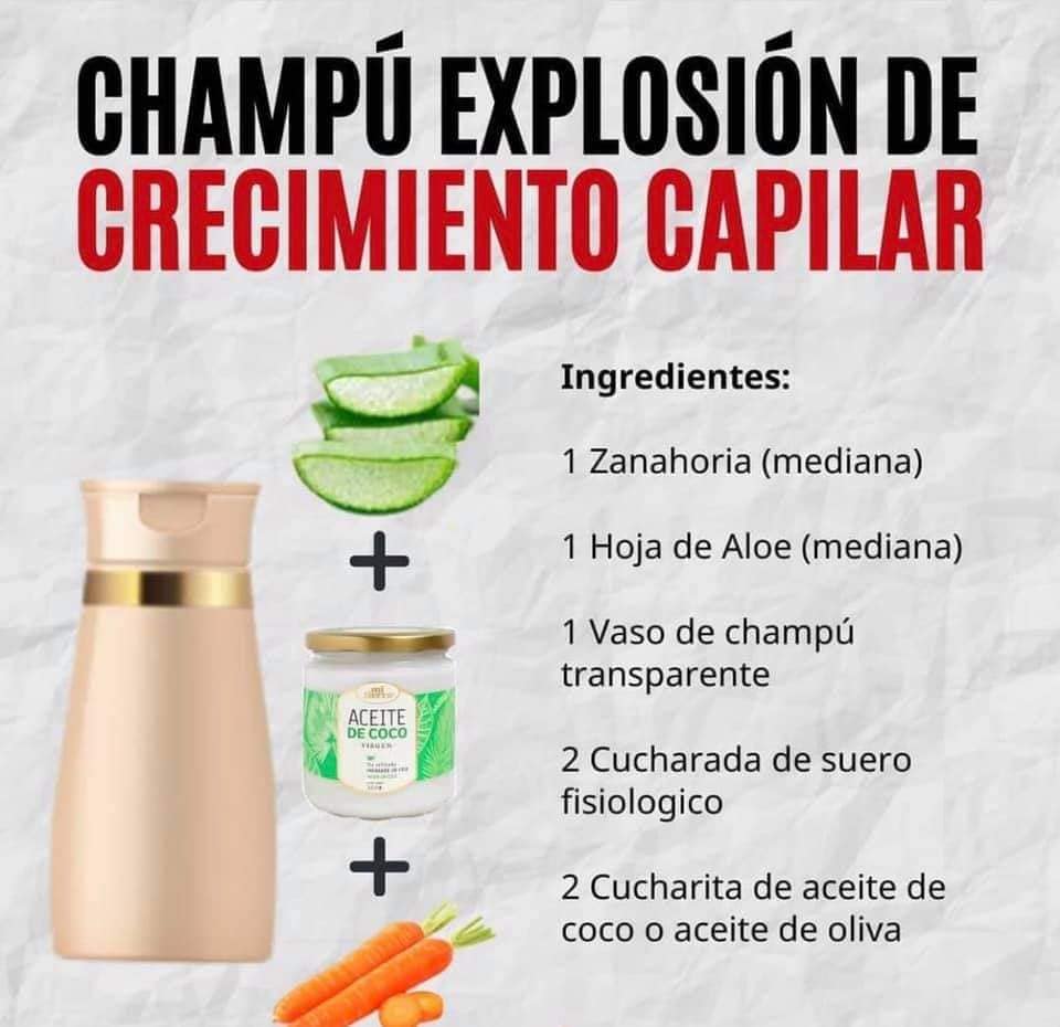 Tratamientos para Cabello champu explosion de crecimiento capilar