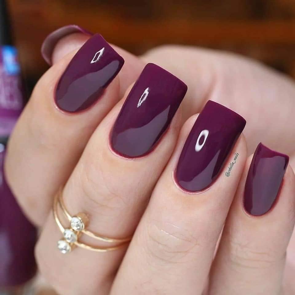 1 TOP 1 Manicure Nails TOP 22 Colors to Paint the Most Liked Nails Purple