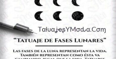 1 TOP 1 Tatuajes de Fases Lunares Tarjeta Grafica