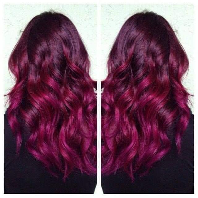 13 Hair Color Hair Violet Magenta loops 1