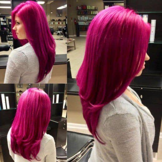 380 Hair Color Hair Violet Magenta Strong bright tone