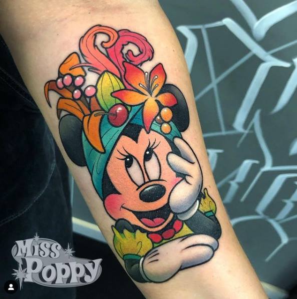 Miss Poppys Disney Happy Tattoos Carmen Minnie