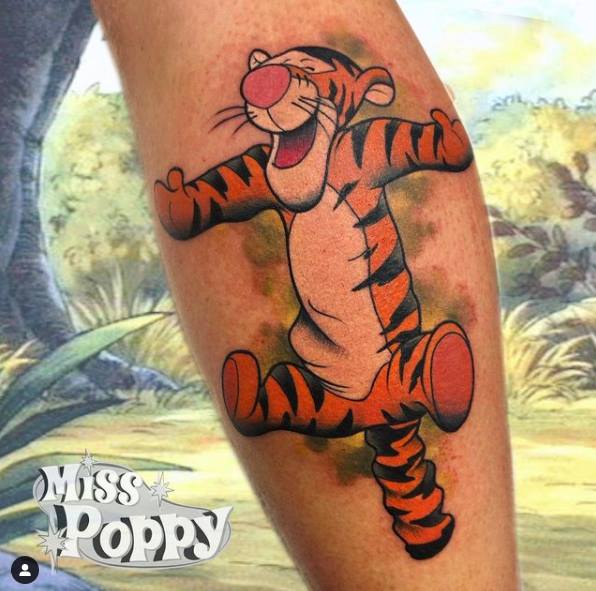 Miss Poppys Disney Happy Tatuaggi Tigro