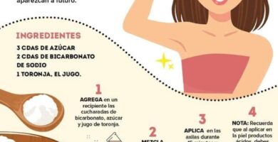 1 TOP 1 Remedios Caseros Mascarilla para aclarar las axilas con azucar bicarbonato y toronja