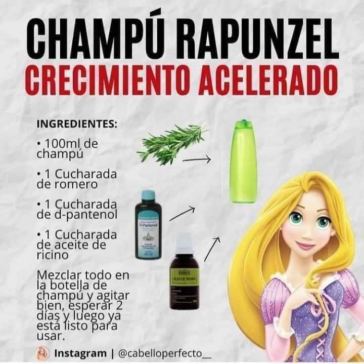 2 TOP 2 Hair Tips Rapunzel Shampoo de Crescimento Acelerado