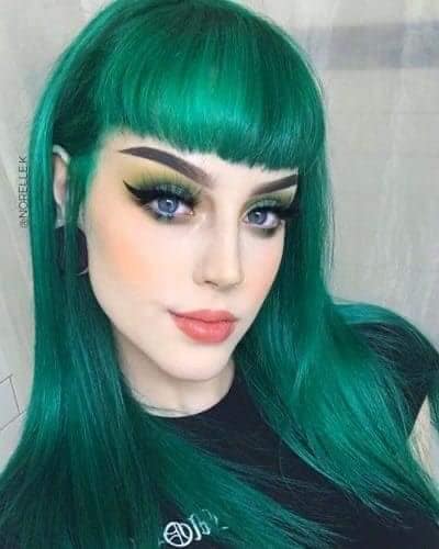 9 Green Hair Color 1