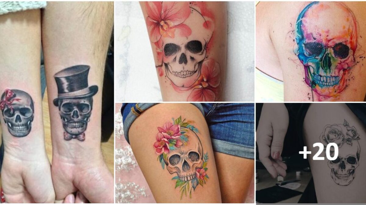 +50 Ideas de Tatuajes de【Calaveras】Diseños y Significados 【Lo Mejor de 2023  】