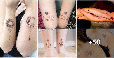 Collage-Tattoos für beste Freunde 3