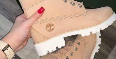 1 TOP 1 timberland botas mujer color natural acordonada