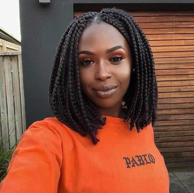 3 African braids hairstyles for classic short hair