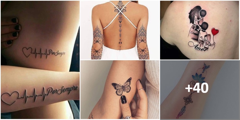 Collage di tatuaggi carini 3