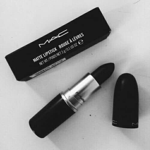 36 MAC Matte Black Lipstick