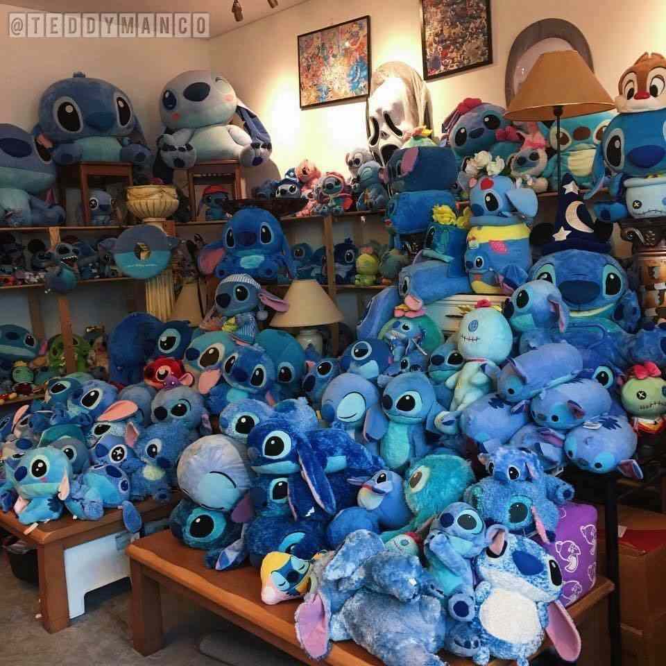 62 Stitch stuffed animals of all shapes and colors