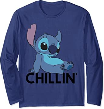 79 Camiseta de Stitch con Incripcion Chillin