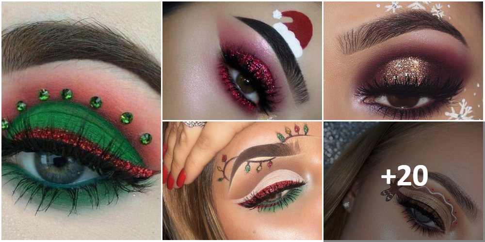 Christmas Collage Makeup