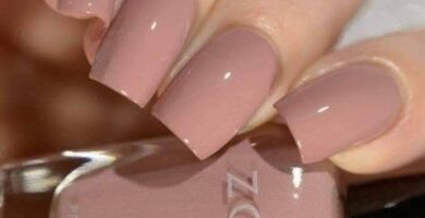 1 TOP 1 Unas ROSA PALO Punta REcta Semi COrta