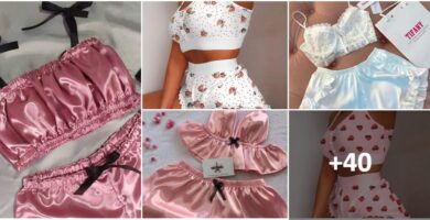 Collage Conjuntos de Pijamas Lenceria Mujer
