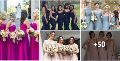 Collage Bridesmaid Dresses Weddings
