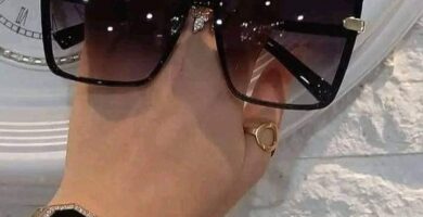 121 Gafas de Sol cuadradas grandes con cristal degradado de proteccion