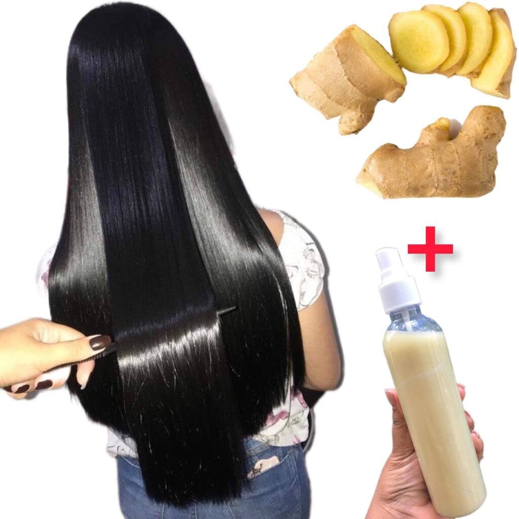 3 Tips for Hair Growth Ginger and Water