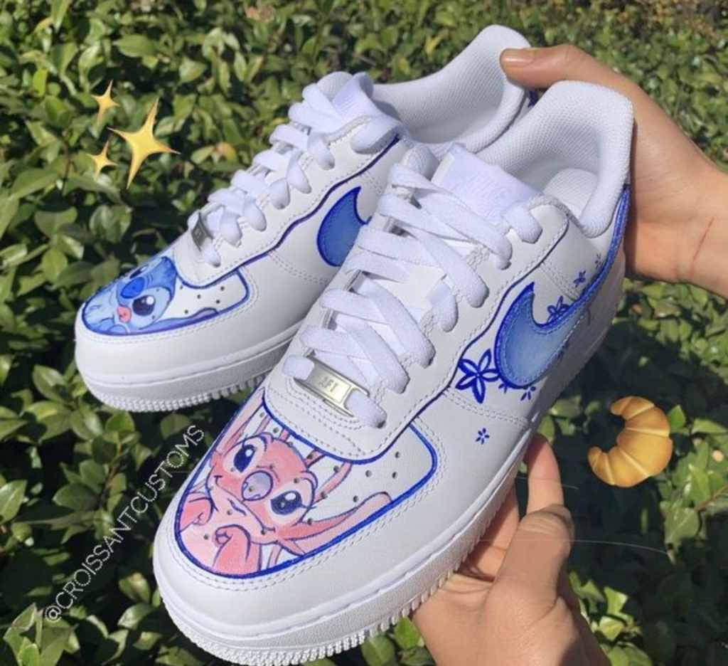 31 Custom Lilo and Stitch Nikes Shoes with Marker