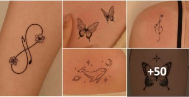 Collage Tatuajes Sencillos Mujer 1