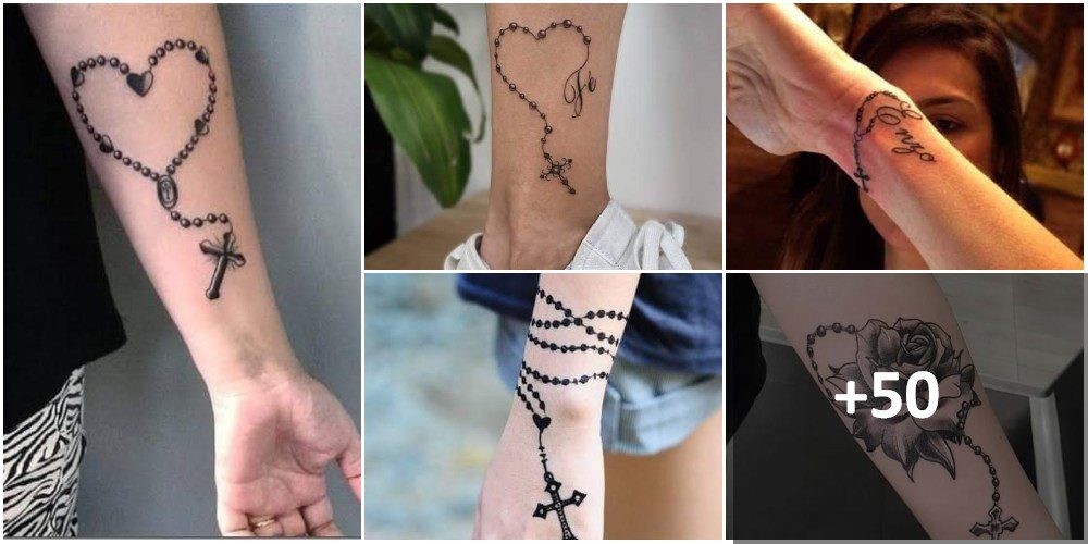 Collage Tatuajes de Rosarios