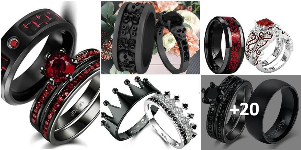 Collage Tungsten Engagement Rings