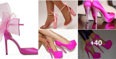 Collage Rose Talons Hauts