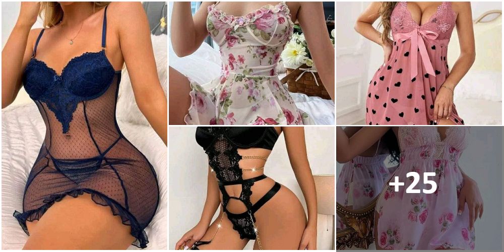 Collage di lingerie sexy