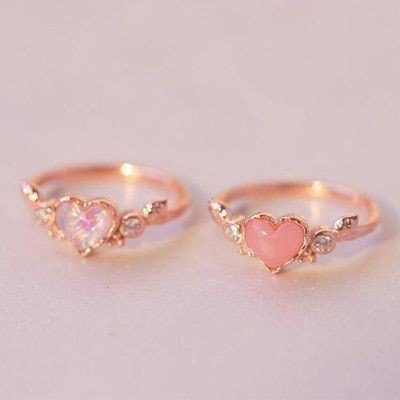 98 rings for best friends of heart with rhinestones 3