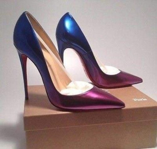 101 Tacones Metalicos en tornasol con tacon de aguja 101 Tacones Metalicos en tornasol con tacon de aguja