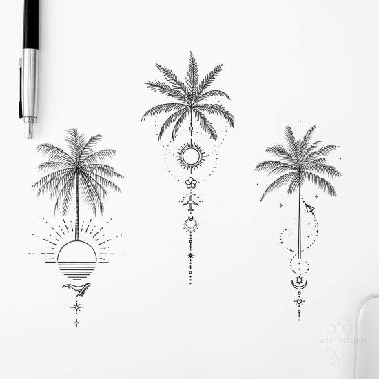 96 Tattoo ideas Engraving with island motifs