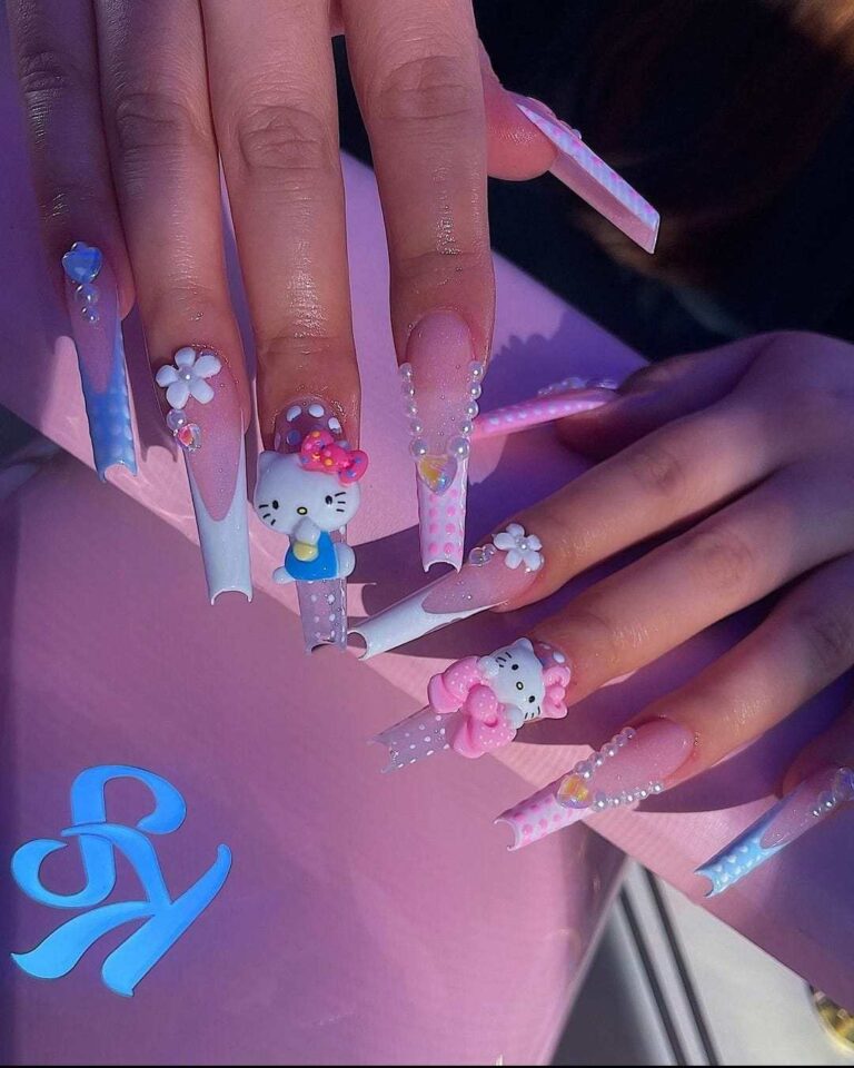 Uñas de Hello Kitty, hermosos diseños de tu personaje favorito 【Lo ...